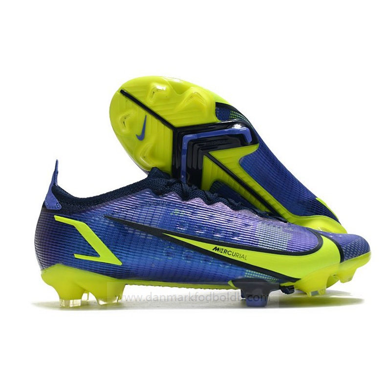 Nike Mercurial Vapor XIV Elite FG Recharge Fodboldstøvler Herre – Blue Neon Navy